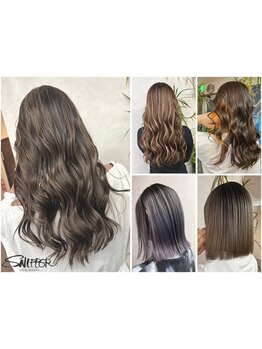 発色/色持ちも◎カラーによるダメージを最小限に抑えながら、トレンドを取り入れた理想の色味を実現♪