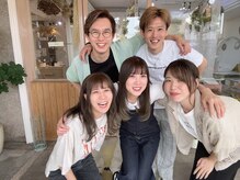アミュー(amiu)の雰囲気（みんな美容師大好きな癒し系で明るく楽しい最高のメンバーです^^）