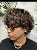 men's/スペインカール/スパイキーショート/ブルーブラック