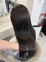 ラビス クローバー(Lovis clover) ホワイトブロンド/外ハネボブ/ワイドバング/ブルーブラック