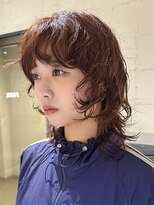 パーク(PARK)&nbsp;マッシュウルフパーマウルフレイヤーパーマニュアンスパーマ