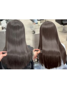 【三宮駅から徒歩３分】お客様1人1人の髪の状態、癖の強さを見極めてベストな施術をご提案◎