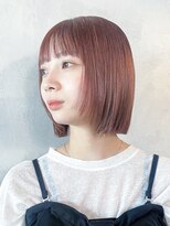 アルバム 渋谷パルコ(ALBUM)&nbsp;ボブショート韓国ヘアおくれ毛前髪カット_F30089