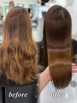 ハピネス 梅田茶屋町店(HAPPINESS) 韓国風/レイヤーカット/顔周り/顔まわり/髪質改善/ベージュ