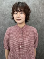 ブリック(brique)&nbsp;ショートウルフ×パーマ