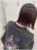 カシスレッド×タッセルボブ