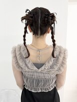 シアー(sheer)&nbsp;《sheer/氏家》#ヘアアレンジ#結婚式#タイト#ツインアレンジ