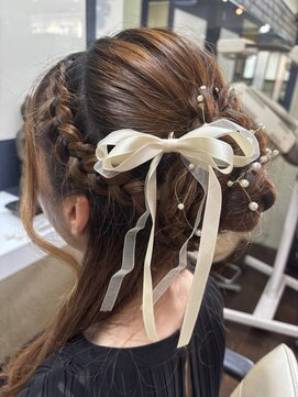 ヘッドショップパワープラス 【煌】ヘアーセット♪編み込み等