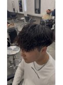【KAZUKI】波巻き×ツイストパーマ