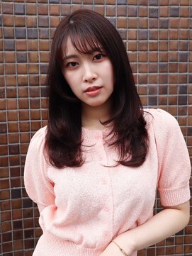 アレンヘアー 阪神尼崎店(ALLEN hair) レイヤーカット/ミディアムレイヤー/顔周りレイヤー/韓国暗髪