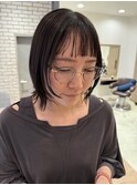 オン眉がポイントのレイヤーボブ【三軒茶屋】