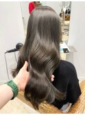 【関日葉里】オリーブグレージュ