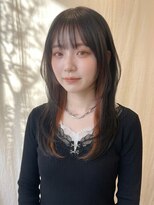ココカラヘアー ニコ(cococara hair nico)&nbsp;インナーカラー/オレンジ/ブリーチ/デザインカラー/髪質改善