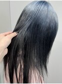 ペールブルールーツカラー