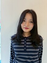 ヘアーオーパス 暗髪レイヤー(前髪なし)