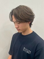 ルトワフクロマチ(Lutowa Fukuromachi) リバースセンターパート/ニュアンスパーマ/ダウンバング/メンズ
