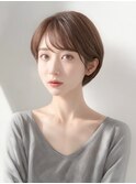 【エレガントクロップショートボブ】