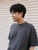 ヒントステーション フォーメンズ(HINTSTATION for Men's)&nbsp;〈浅草 半個室〉シャドウパーマセンターパート