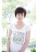 爽やかな印象　レイヤーショート