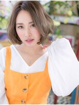 カバーヘア ブリス 戸田公園西口店(COVER HAIR bliss)&nbsp;*bliss戸田公園*外国人風…ニュアンスカール大人ボブa