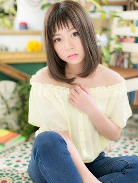 カバーヘア ブリス 戸田公園西口店(COVER HAIR bliss) *bliss戸田公園*大人かわいい◎黒髪風・オン眉・ワンカールa