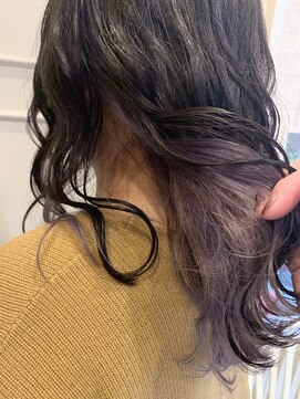 ヘアー ブランコ(hair Blanco) インナーラベンダーピンク