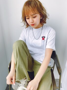 リト 自由が丘(Lit.) 【Lit.】カジュアルウェービーボブ【担当YUKINA】