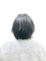 クオリス 上福岡店(QUALIS)&nbsp;くせ毛風ウェーブ/丸み/ミディアム/グラボブ/40代50代/小顔