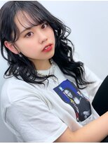 ログネオン(.6 -ROGU- neon)&nbsp;《ログネオン》ブルーブラック×ロングレイヤー