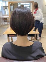 ヴァンクシー バイ ルナ(VANKCY by Luna) ホワイトグレージュ ミニウルフ チェリーブラウン 向ケ丘遊園