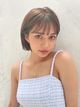 レーヴバイロンド 仙台(Reve by Lond) 髪質改善 似合わせカット フルバング 切りっぱなしボブ 美髪