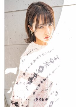 サングース(Sungoose) ショコラベージュボブルフカールベビーバング