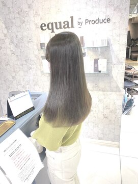 プレシャスバイプロデュース(precious by Produce) 艶髪カーキアッシュ［町田/町田駅/町田店/町田駅前/縮毛矯正］