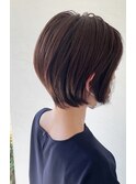 ショートボブ×ナチュラル