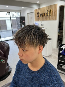 スウェル 船橋店(Swell) メンズツイストパーマスパイラルパーマフェード[船橋]