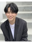 ビジネスマンにも!韓国風メンズヘア 清潔感のあるカルマヘア