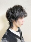 マッシュウルフ波巻スタイル♪