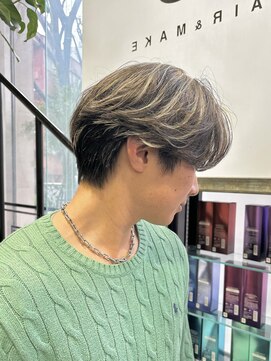 ゼスト 吉祥寺店(ZEST) 【武尊】ウルフセンターパート/ハイライトカラー/吉祥寺