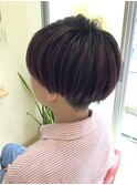 刈り上げマッシュショート