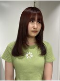 オレンジブラウン/ブリーチなしダブルカラー【藤野はるひ】