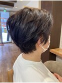 襟足タイトなショートデザイン！