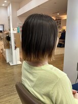 コワファースト 別府&nbsp;パッツンボブ×裾カラー