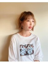 ヘアアンドアイラッシュ ココアンジェ くりえいと宗像店(Coco Ange)&nbsp;大人可愛いブルージュカラー