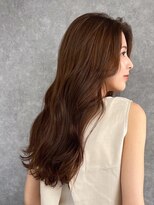 ビームズ ヘアー ブラン(Bee ms HAIR Blanc+)&nbsp;ゆるふわロングベージュカラーブリーチしない透明感カラー