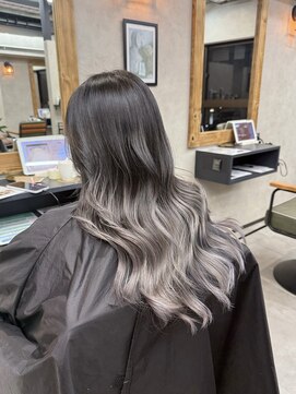 サニー 渋谷(SUNNY) バレイヤージュ、ハイライト、レイヤーカット、ダブルカラー