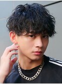 メンズパーマ/ツイストスパイラル/サーフカール/men's/眉毛