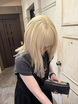 フリックヘアサロン 梅田茶屋町2号店(FLICK HAIR SALON)&nbsp;ダブルカラー/白髪ぼかし/ブリーチ/イルミナカラー