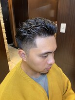 ヘアーモードキクチ 神田日銀通り店&nbsp;オールバックパーマ