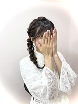 ルート(Ru-t)&nbsp;浴衣着付け＋ヘアセット(編み下ろし)
