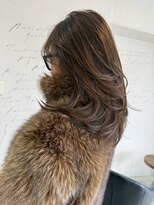 エトワ 中央店(etoi)&nbsp;大分韓国かき上げレイヤーカット大人レイヤー顔まわりレイヤー